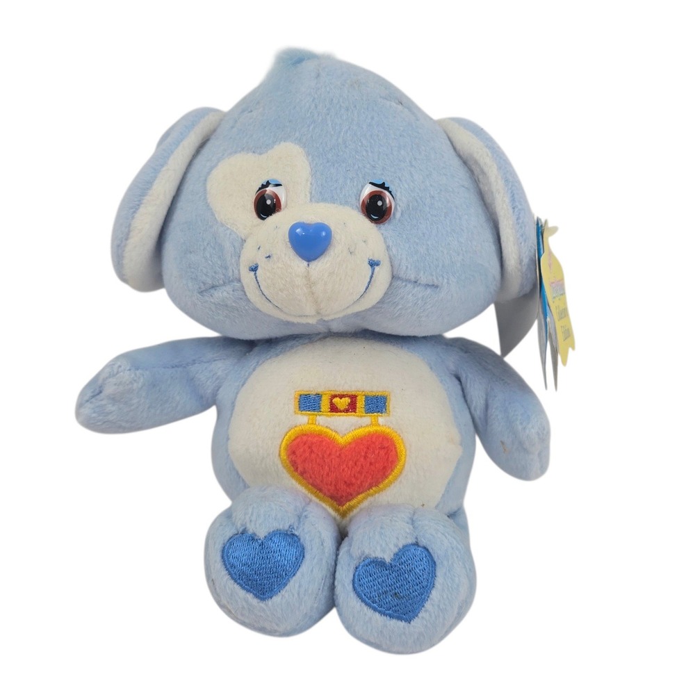Vtg 2004 Care Bear Cousins Loyal Heart Dog 8" Plush w Pristine Triple Tags NWT